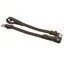Dever Ascot Polo Cheekpieces - Brown