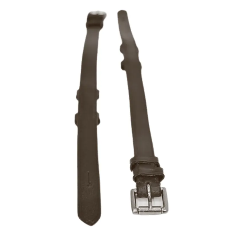Dever Ascot Polo Cheekpieces - Brown-2