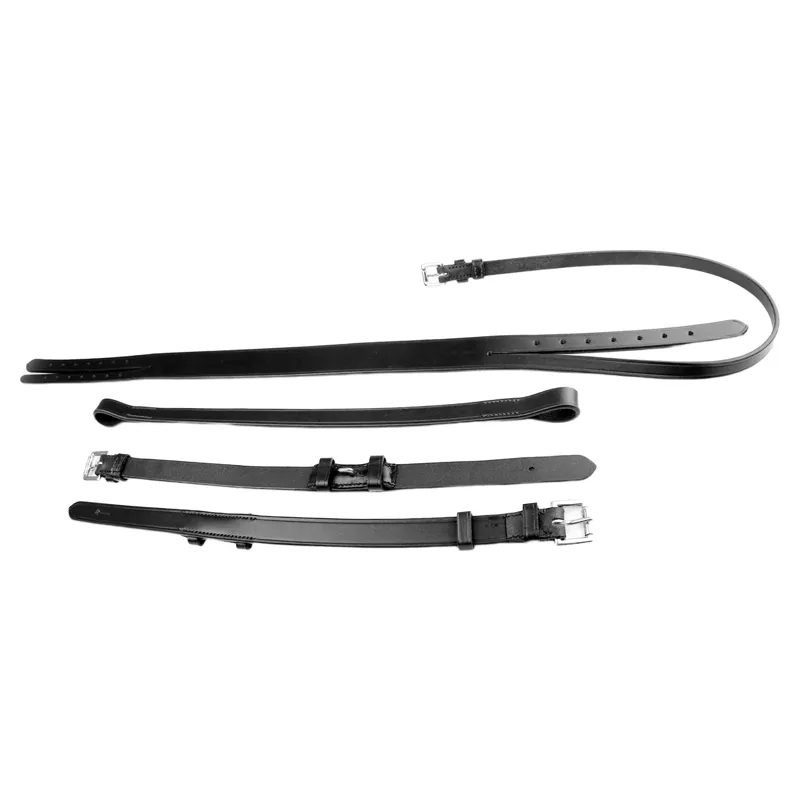 Dever Ascot Polo Headstall - Black