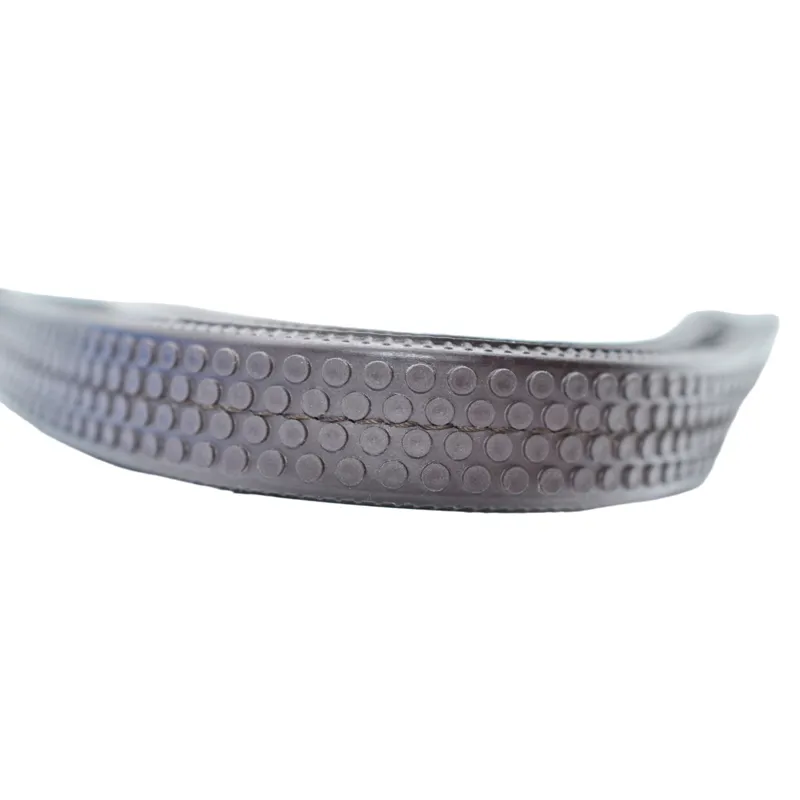 Dever Ascot Rubber Grip Reins - Brown-3