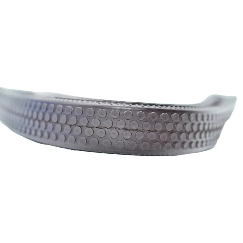 Dever Ascot Rubber Grip Reins with Buckle Ends - Brown-2
