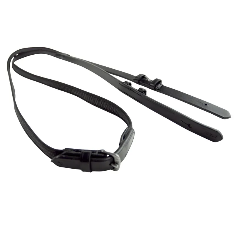 Dever Ascot Super Grip Reins - Black