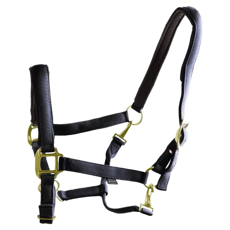 Dever Ascot Synthetic Halter - Black