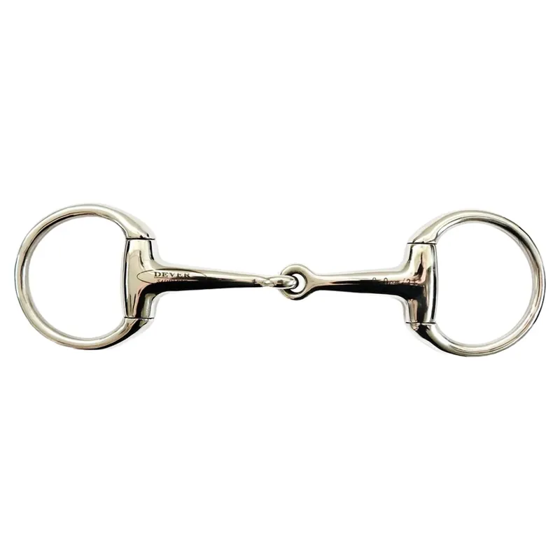 Dever Single Jointed Eggbutt Bradoon Snaffle Bit