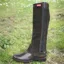 Dever Suede Leather Adult Unisex Half Chaps - Brown
