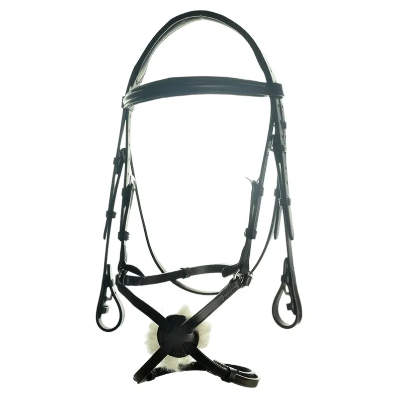 Dever Classic Comfort Grackle Bridle - Black