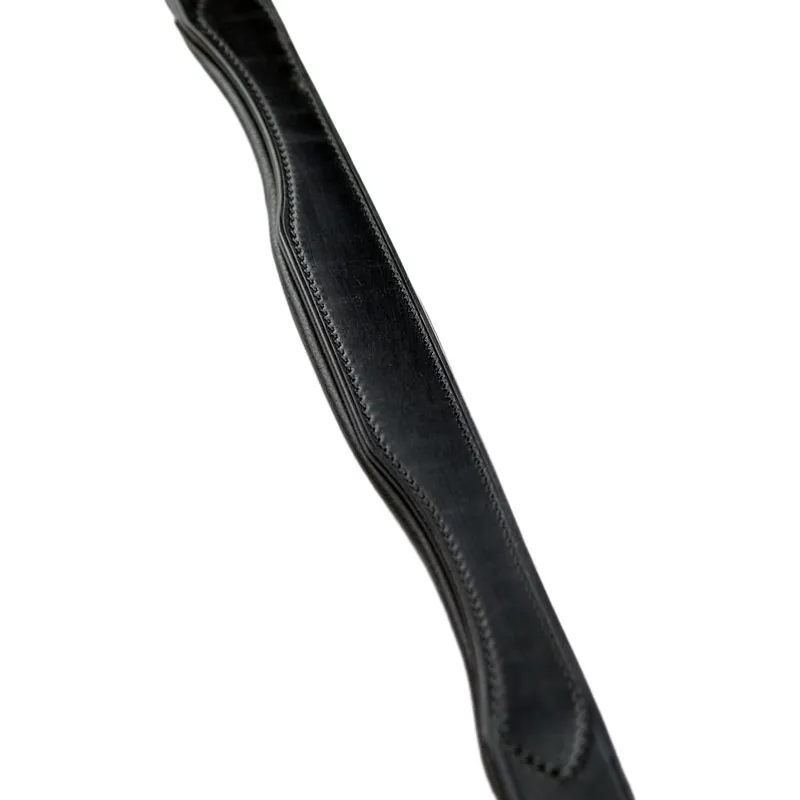 Dever Classic Comfort Padded Flash Bridle - Black-1