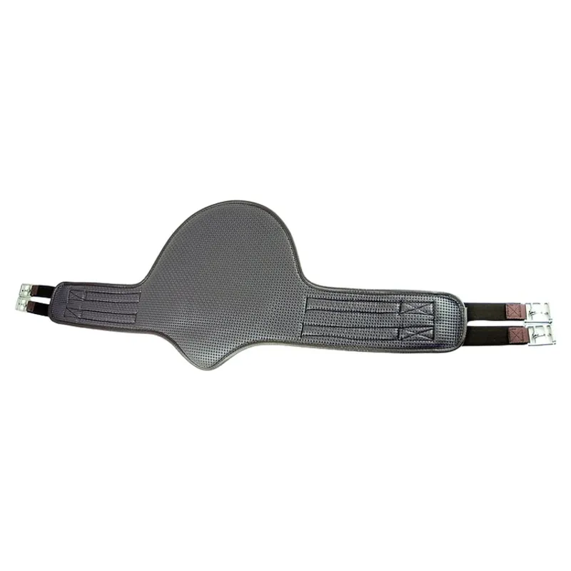 Dever Classic Comfort Stud Girth with Elastic Both Ends - Brown-2