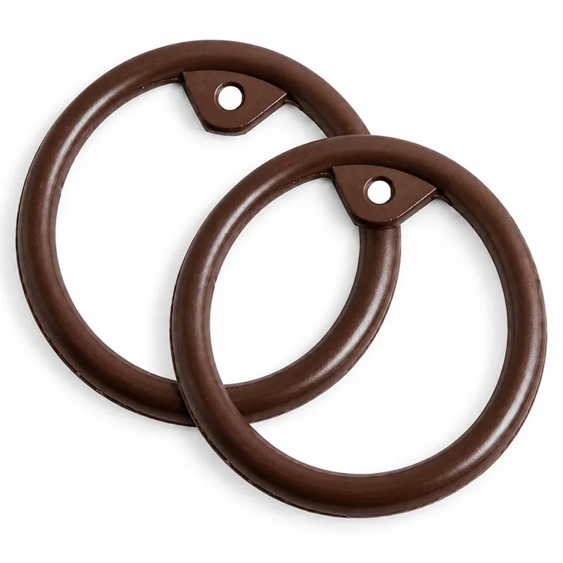 Dever Peacock Rings For Safety Stirrups - Brown