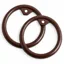 Dever Peacock Rings For Safety Stirrups - Brown