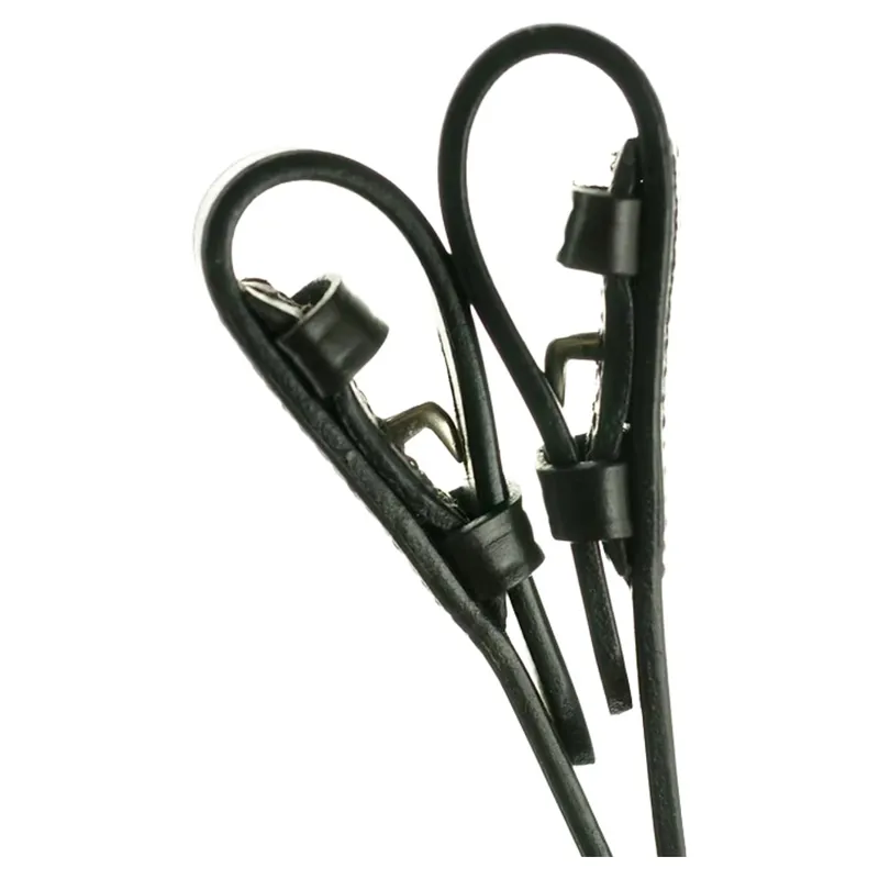 Dever Classic Plain Leather Pony Reins - Brown-3