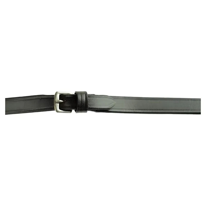 Dever Classic Plain Leather Pony Reins - Brown-2
