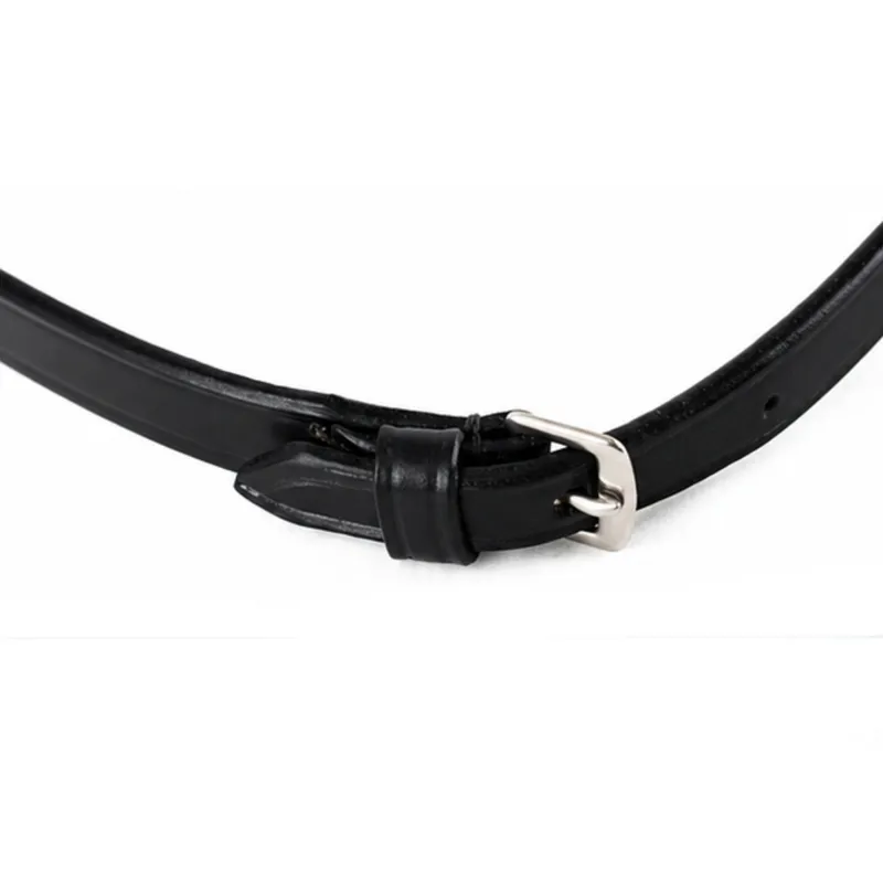 Dever Classic Rubber Grip Race Reins - Black-4