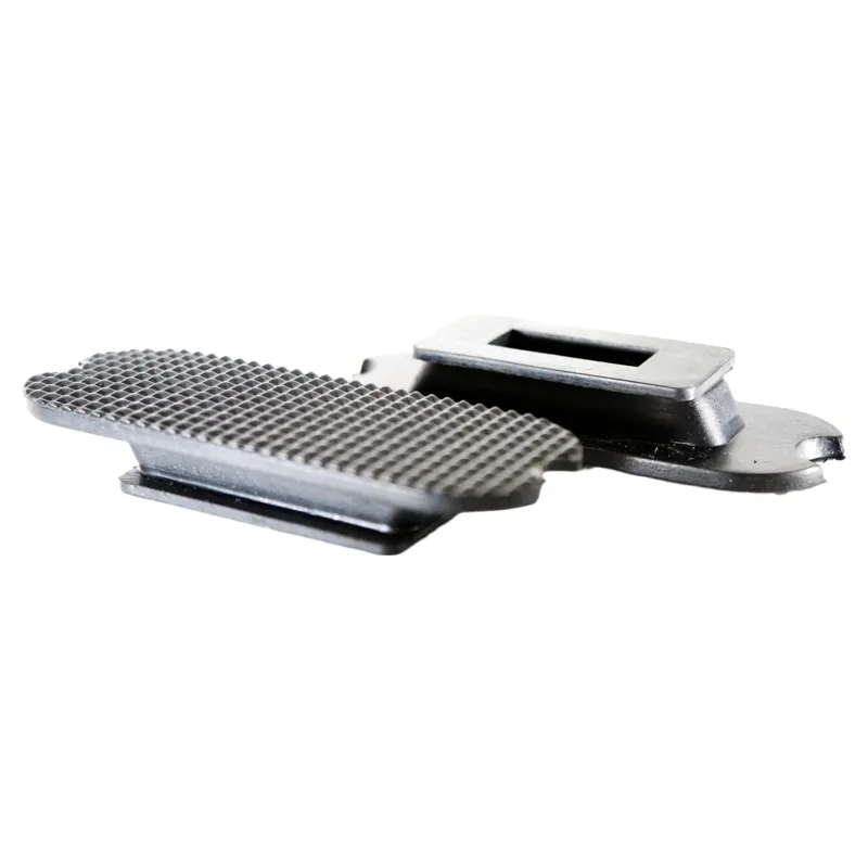 Dever Classic Replacement Rubber Flex Stirrup Iron Treads Black