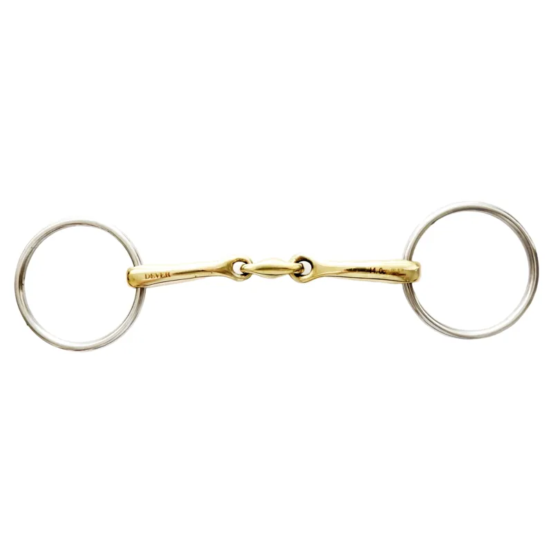 Dever Copper Mouth Lozenge Loose Ring Snaffle Bit