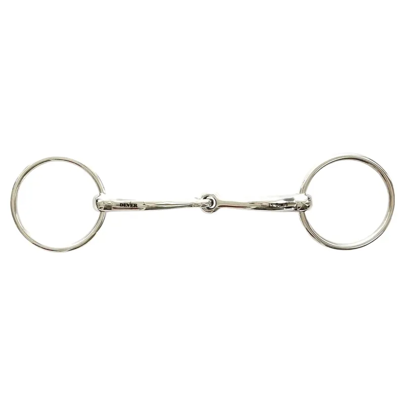 Dever Curved Single Jointed Loose Ring Snaffle Bit