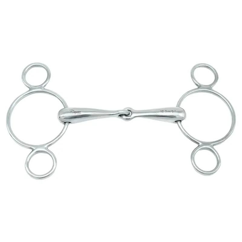 Dever Single Jointed 2 Ring Dutch Gag Bit