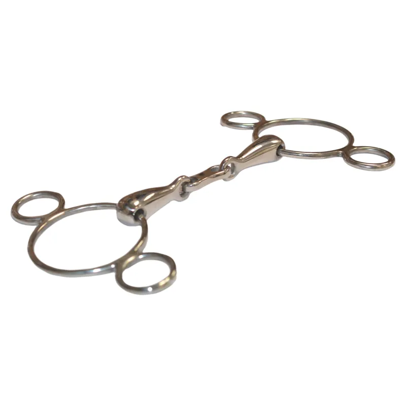 Dever French Link 2 Ring Dutch Gag Bit-1