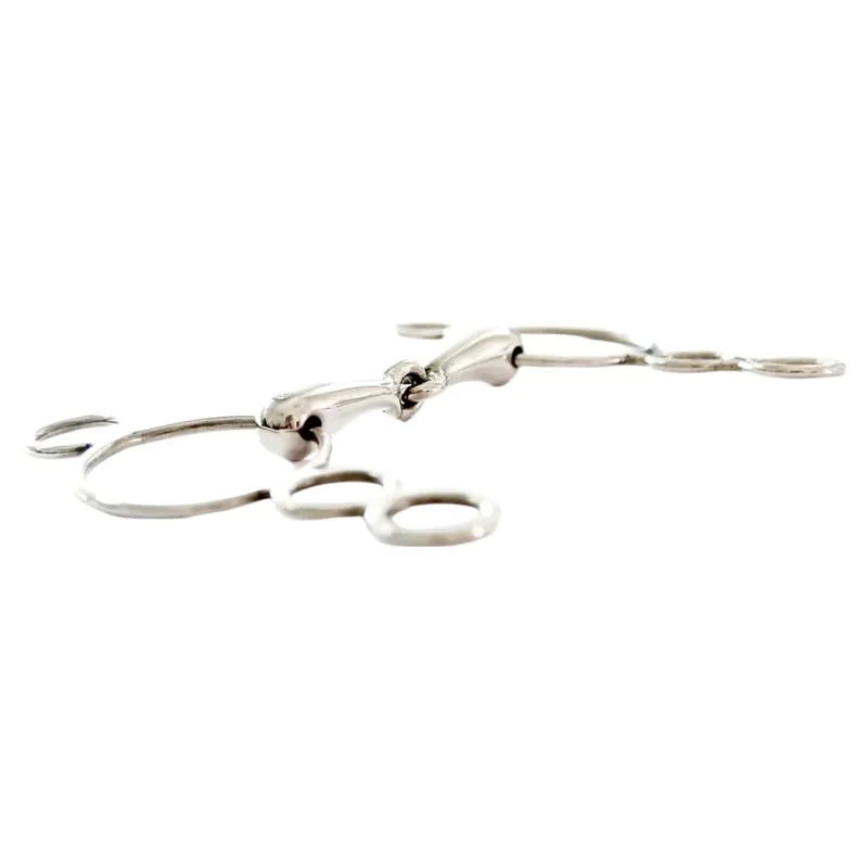 Dever Single Jointed 3-Ring Dutch Gag Bit-1