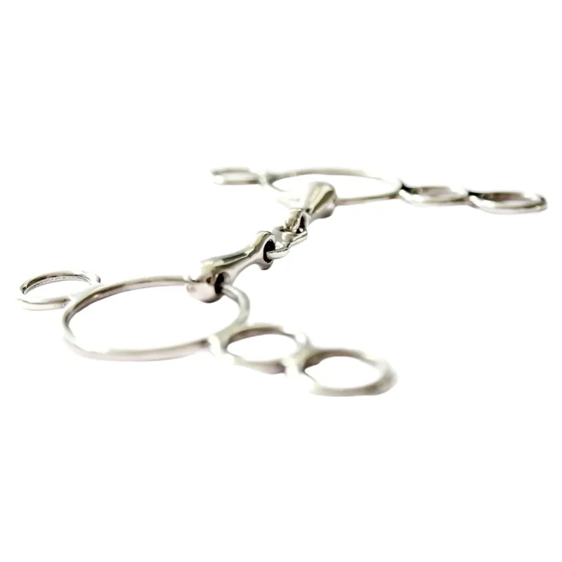 Dever French Link 3 Ring Dutch Gag Bit-1