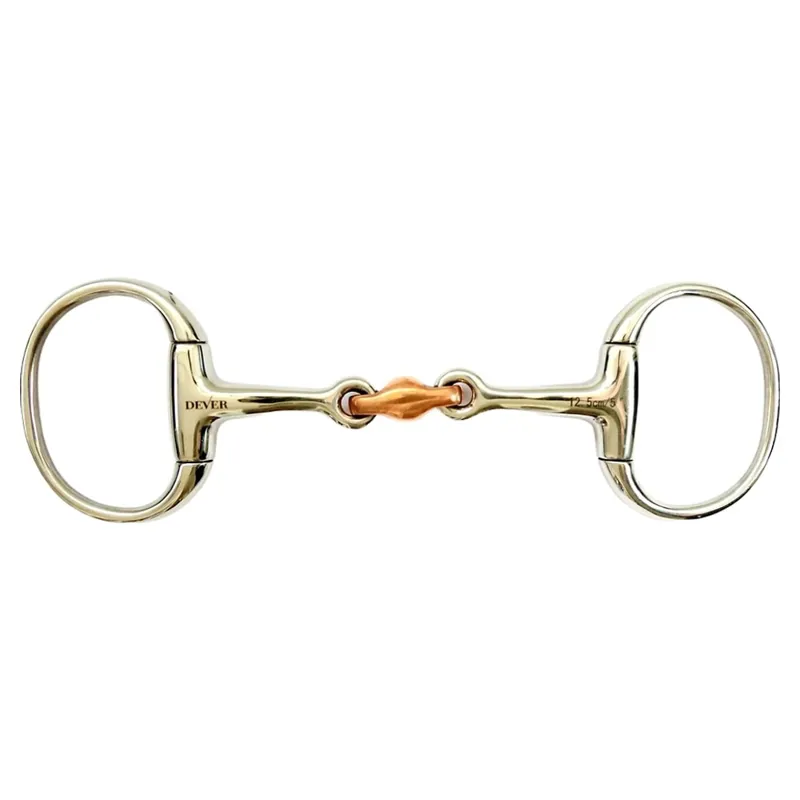 Dever Copper Lozenge Eggbutt Snaffle Bit