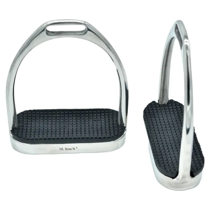 Dever Fillis Stirrups with Treads - Silver