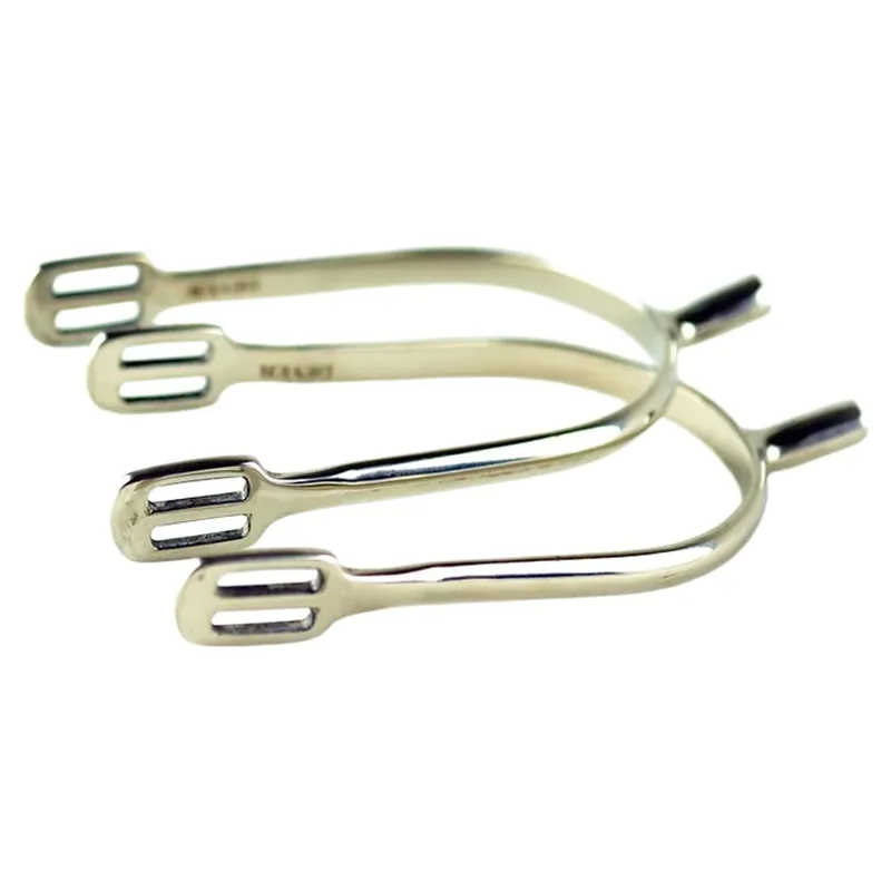 Dever Flat End Spurs - Men's Size - Silver