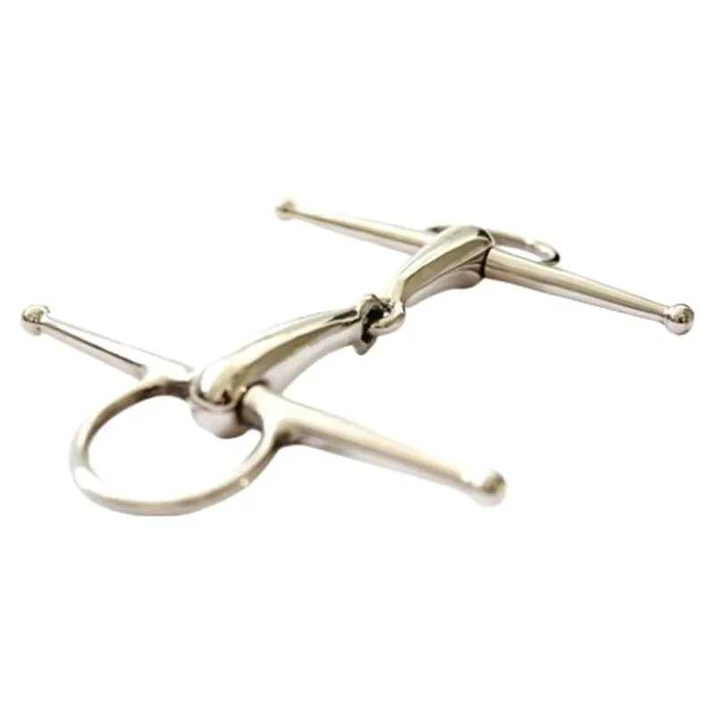 Dever Hollow Single Jointed Full Cheek Snaffle Bit-1