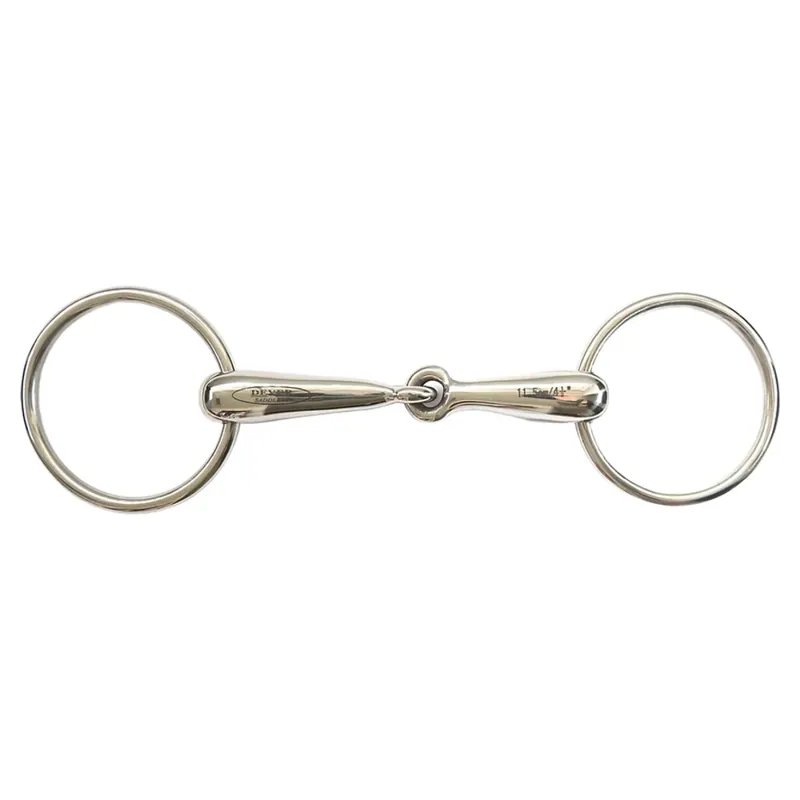 Dever Hollow Single Jointed Loose Ring Snaffle Bit