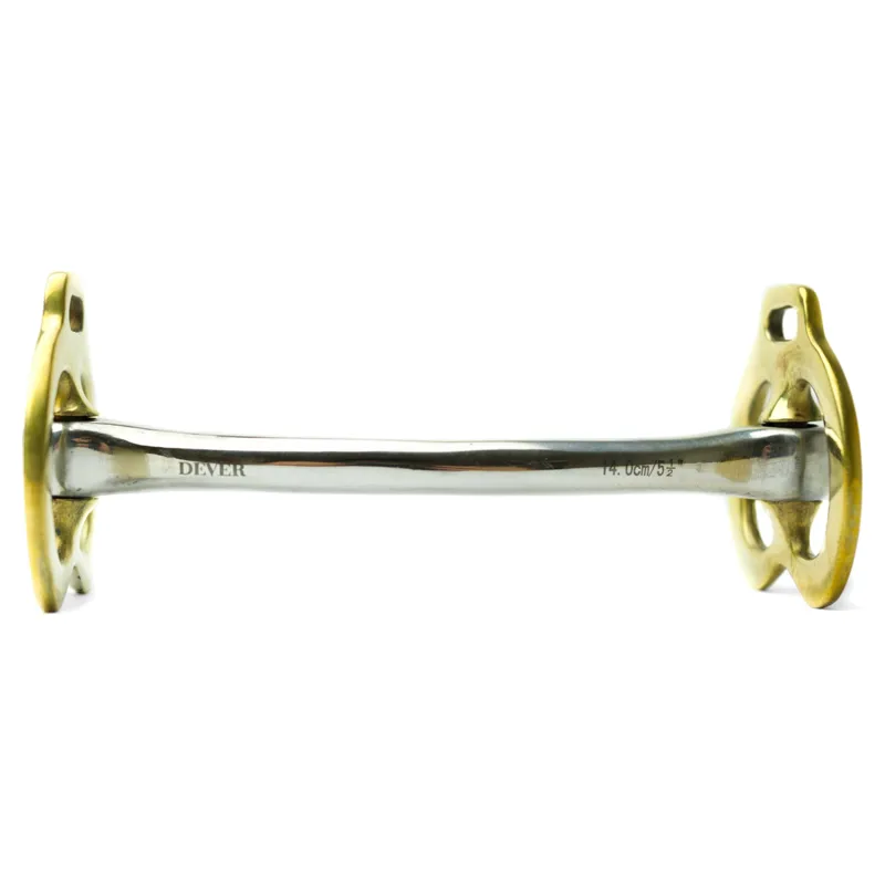 Dever Horseshoe Bit with Brass Cheeks
