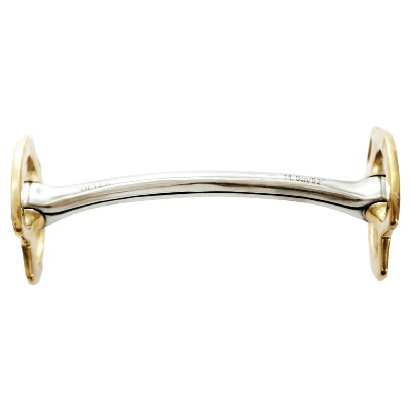 Dever Horseshoe Bit with Brass Cheeks-2