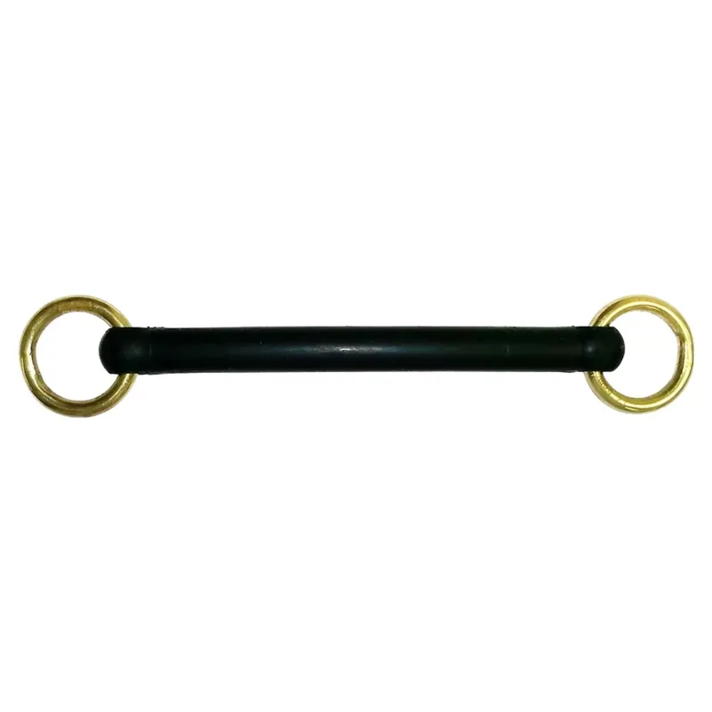 Dever Hard Rubber Brass Loose Ring In Hand Bit