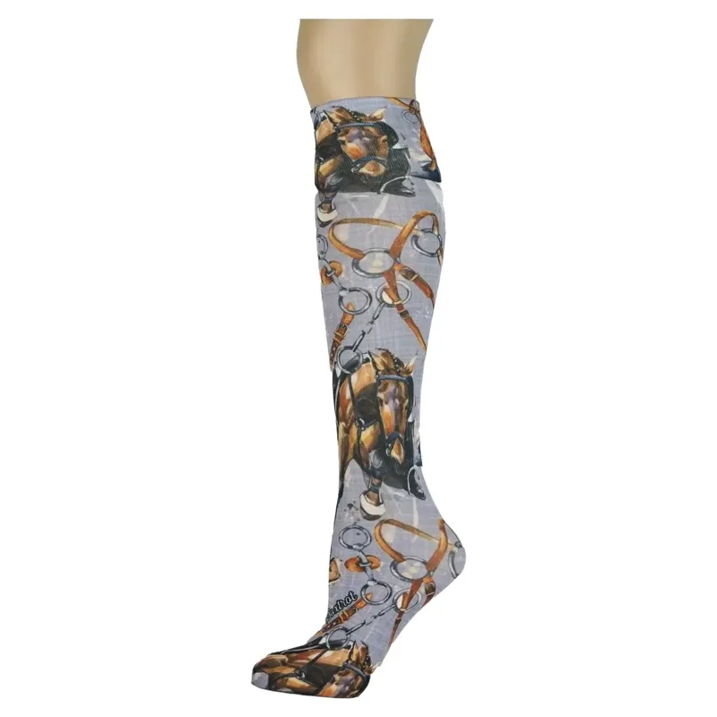 Dever Knee High Riding Socks - Horse Crazy