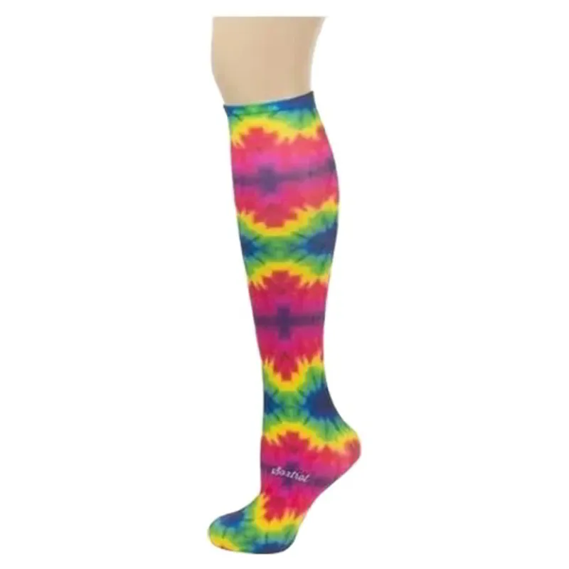 Dever Knee High Riding Socks Tie Dye