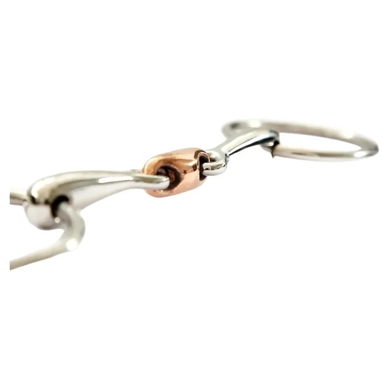 Dever Copper Lozenge Loose Ring Snaffle Bit-1
