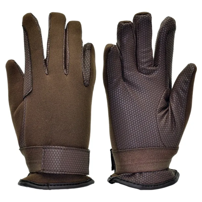 Dever Neoprene Water Resistant Adult Gloves - Brown