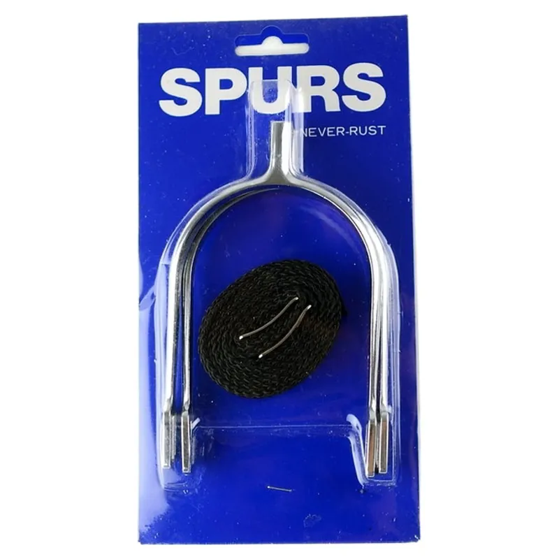 Dever Non Rust Spurs with Straps - Men's - Silver-3