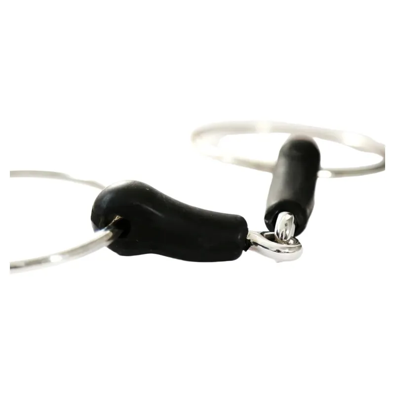 Dever Rubber Single Jointed Snaffle Bit-1