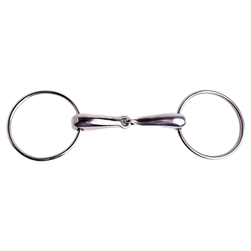 Dever Hollow Single Jointed Loose Ring Snaffle Bit