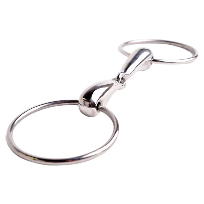 Dever Hollow Single Jointed Loose Ring Snaffle Bit-2