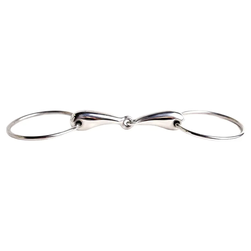 Dever Hollow Single Jointed Loose Ring Snaffle Bit-1