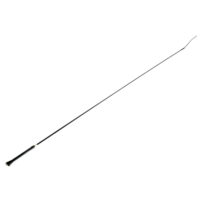 Dever Rider 01 Rubber Handle Dressage Whip - Black-1