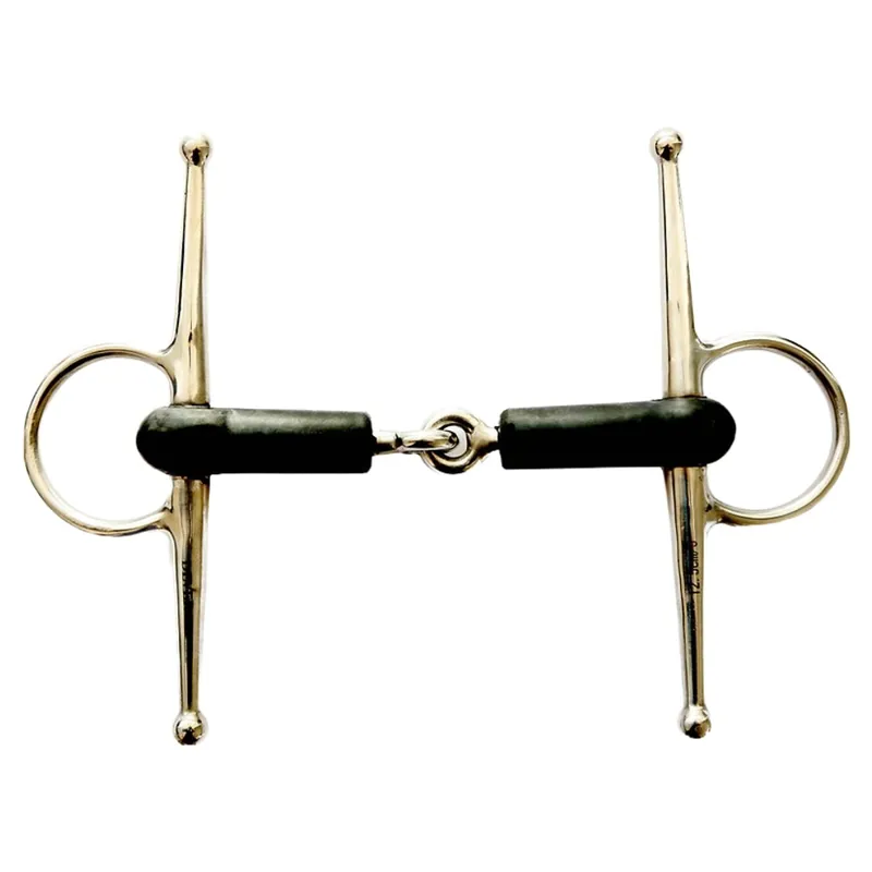 Dever Soft Rubber Jointed Full Cheek Snaffle Bit