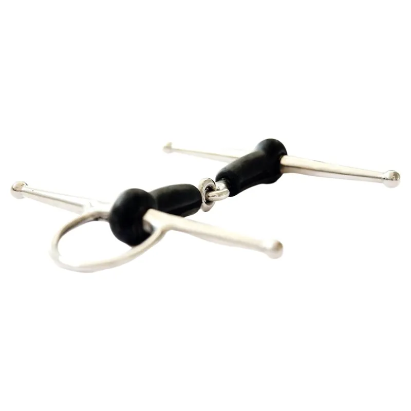 Dever Soft Rubber Jointed Full Cheek Snaffle Bit-1