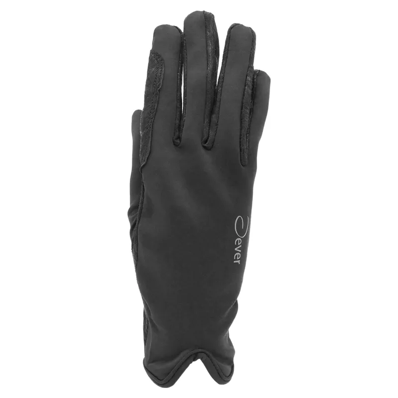 Dever Lightweight Adult Riding Gloves - Black