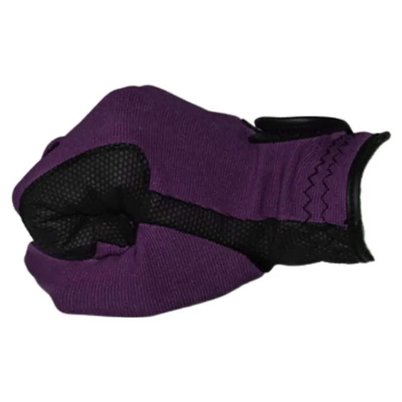 Dever Super Grip Adult Riding Gloves - Purple