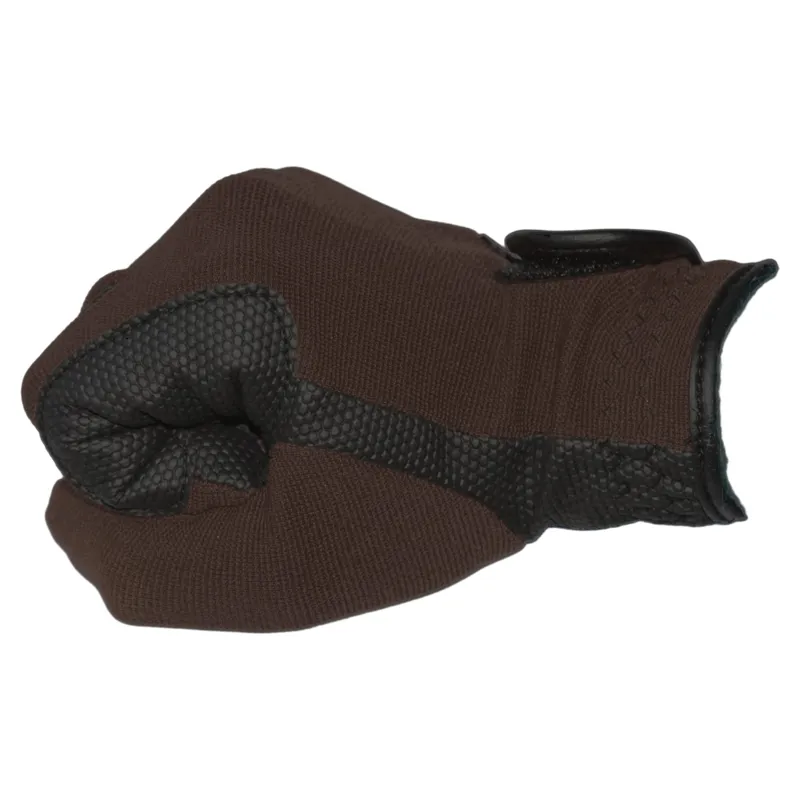 Dever Super Grip Adult Riding Gloves - Brown-1