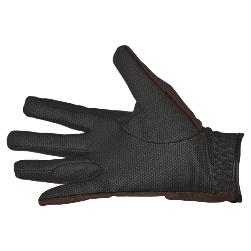 Dever Super Grip Adult Riding Gloves - Brown-2