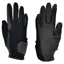 Dever Super Grip Embroidered Junior Riding Gloves - Black