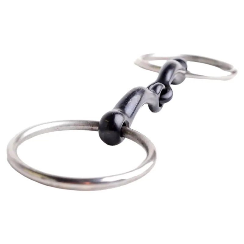 Dever Sweet Iron Curved Single Jointed Loose Ring Snaffle Bit-1